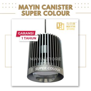 MAYIN Canister View Lamp Super Colour with Holder Lampu Aquascape Ikan