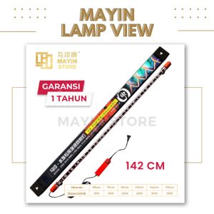 MAYIN LAMP VIEW 142cm Lampu LED celup Aquarium ikan Arowana Arwana Koi - 142 cm, Packing Bubble