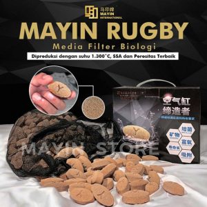 MAYIN Rugby Media Filter Biologis Rumah Bakteri Aquarium Ikan Arwana