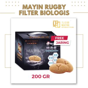 REPACK MAYIN Rugby 200gr Media Filter Biologis Rumah Bakteri Aquarium