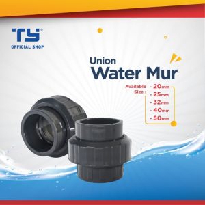 TY Union Water Mur / Watermur Pipa Pipe U – PVC by 3 Pawns - WHITE, 20